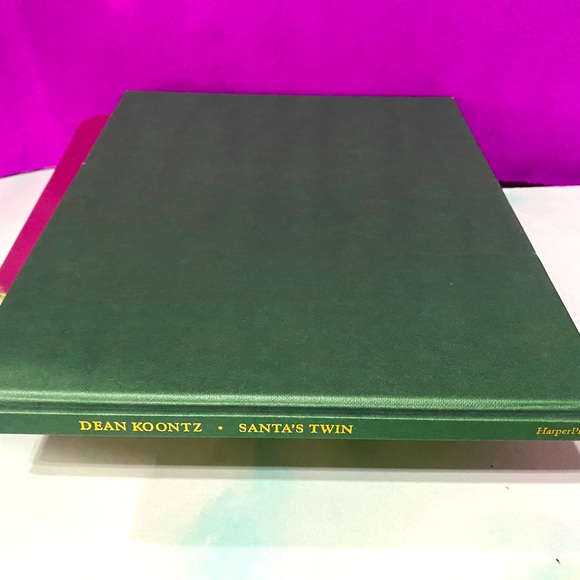 SANTA’S TWIN VTG 1996 HARDCOVER w/DUST JACKET CHRISTMAS BOOK VTG 1996 DE… - Picture 13 of 14